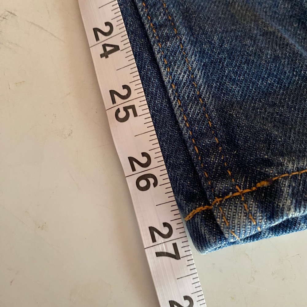 LL Bean Original Fit Relaxed 14 Petite Jeans Ultra High Rise Comfort Tapered Leg - Picture 9 of 9